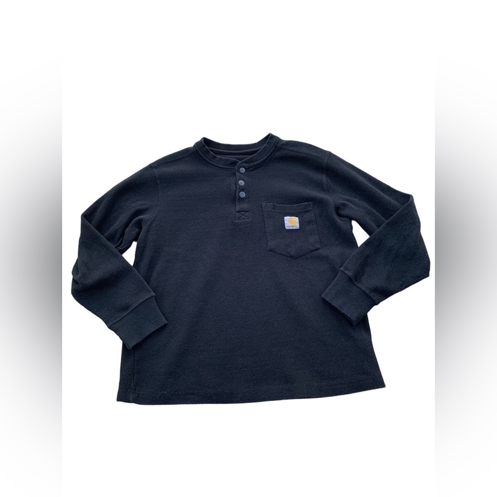 Carhartt Men’s Small Relaxed Fit Heavyweight Long-Sleeve Henley Pocket Thermal
